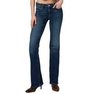 Paige Laurel Canyon Bootcut Jeans – Size 29 Mid-Rise Long Inseam Y2K Classic,